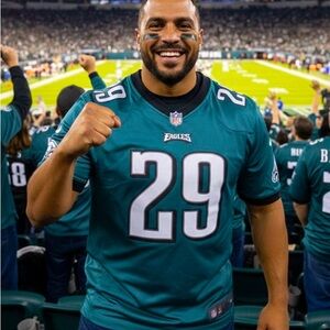 Philadelphia Eagles Green Jersey Man XL Nike NFL